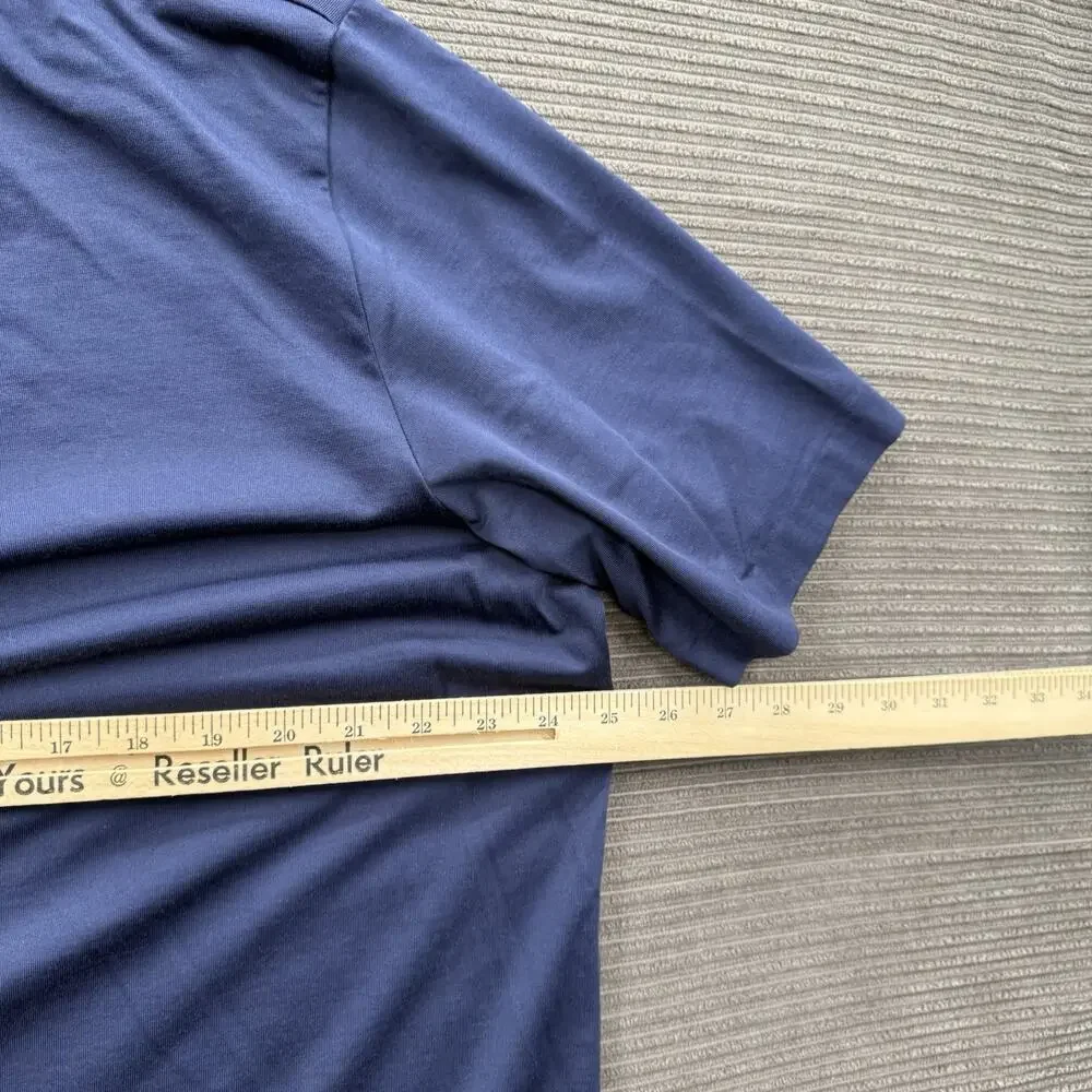 Polo‎ Golf Ralph Lauren Performance Polo Shirt Men XL Blue Cotton Outdoors.